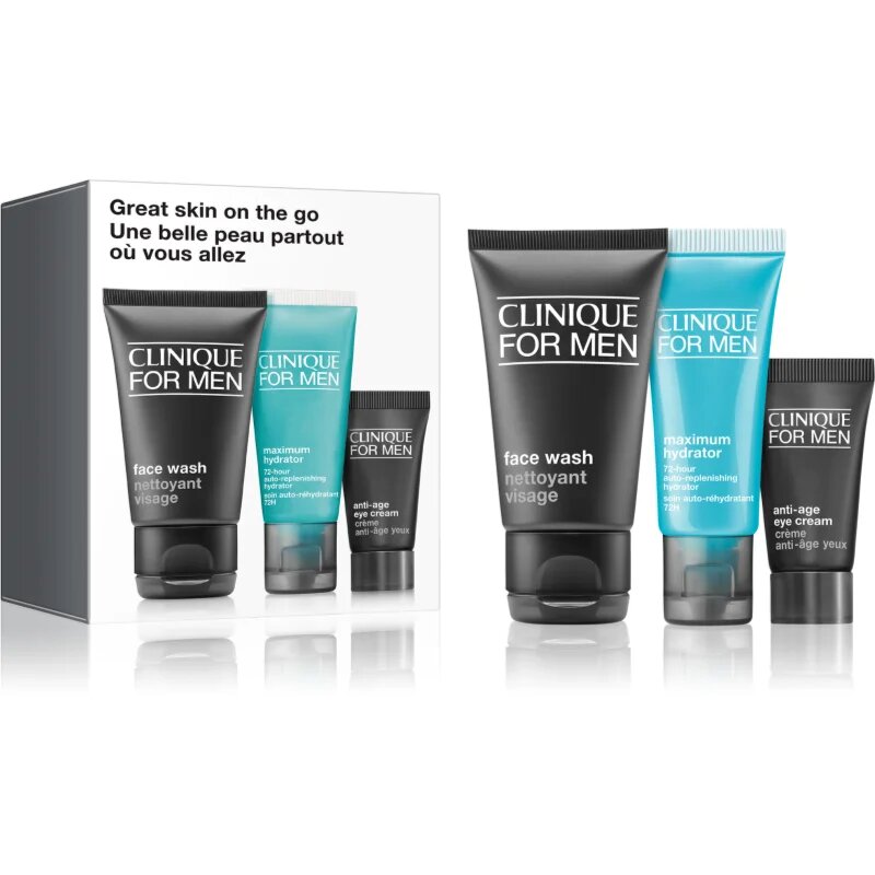 Clinique Mini Kit Great Skin On The Go ajándékszett uraknak