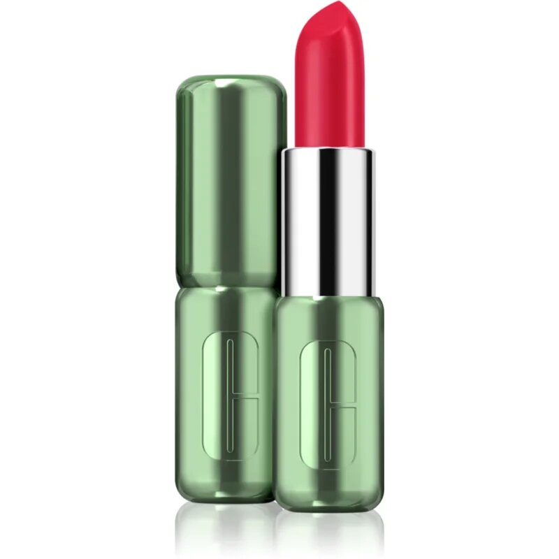 Clinique Pop™ Longwear Lipstick Satin selyem rúzs árnyalat 37 Peppermint Pop 3.9 g