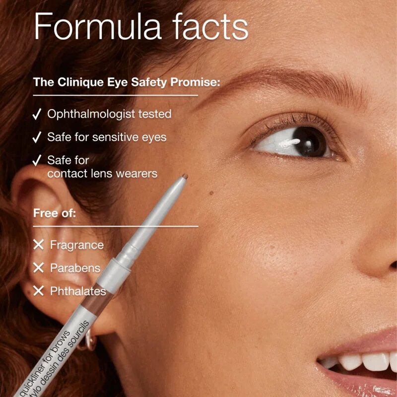 Clinique Quickliner™ for Brows precíz szemöldökceruza árnyalat Deep Brown 0.06 g
