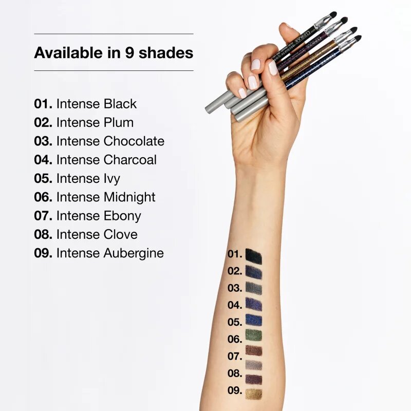 Clinique Quickliner™ for Eyes Intense intenzív színű szemhéjceruza árnyalat 09 Intense Ebony 0.25 g