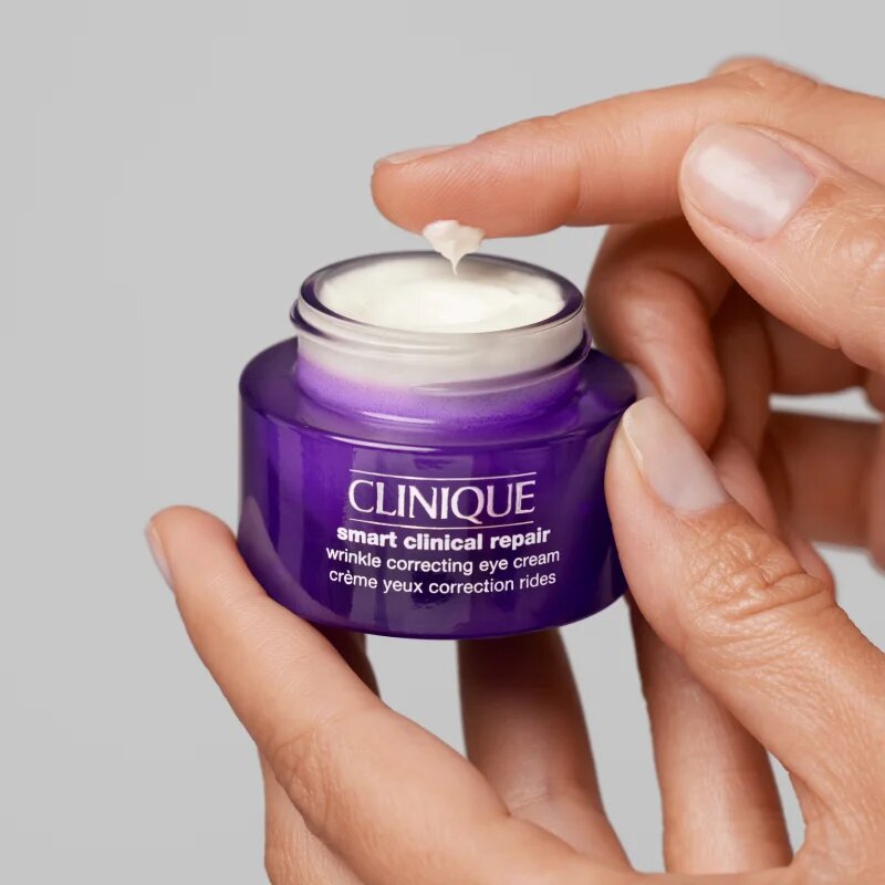 Clinique Smart Clinical™ Repair Wrinkle Correcting Eye Cream feltöltő szemkrém a ráncok ellen 30 ml