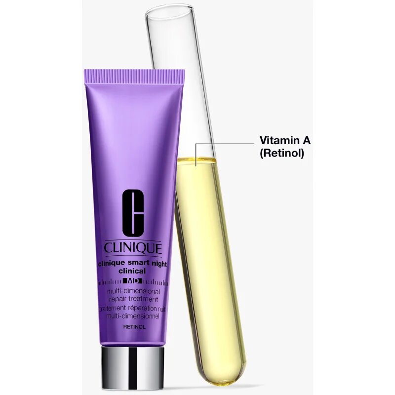 Clinique Smart Night™ Clinical MD Multi-Dimensional Repair Treatment megújító éjszakai ápolás retinollal 30 ml