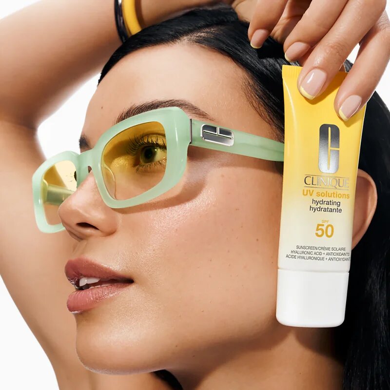 Clinique Sun UV Solutions Hydrating Sunscream SPF 50 napozókrém arcra hidratáló 40 ml