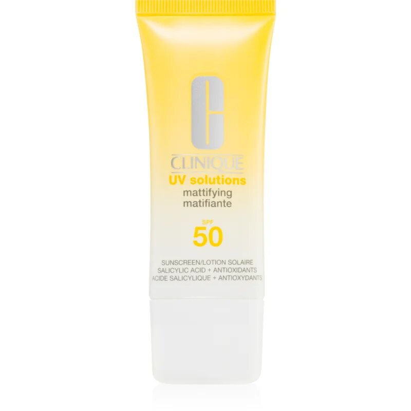 Clinique Sun UV Solutions Mattifying Sunscreen SPF 50 napozókrém arcra mattító hatással 40 ml