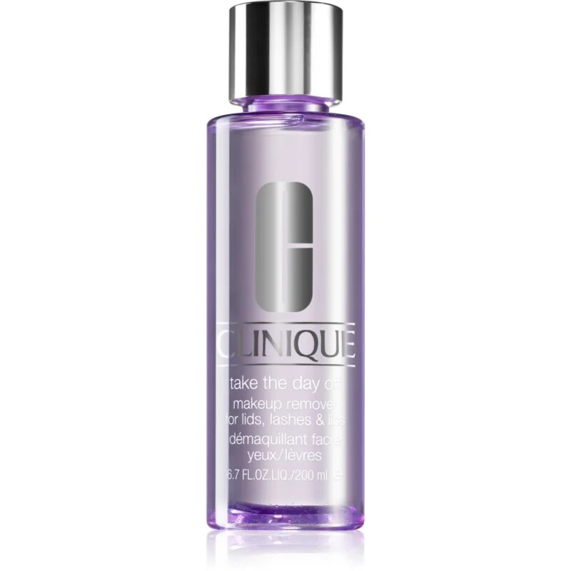 Clinique Take The Day Off™ Makeup Remover For Lids Lashes & Lips kétfázisú festéklemosó szemre és az ajkakra 200 ml