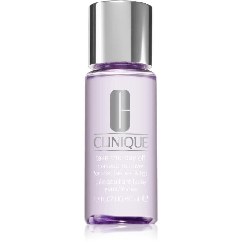 Clinique Take The Day Off™ Makeup Remover For Lids Lashes & Lips kétfázisú festéklemosó szemre és az ajkakra 50 ml