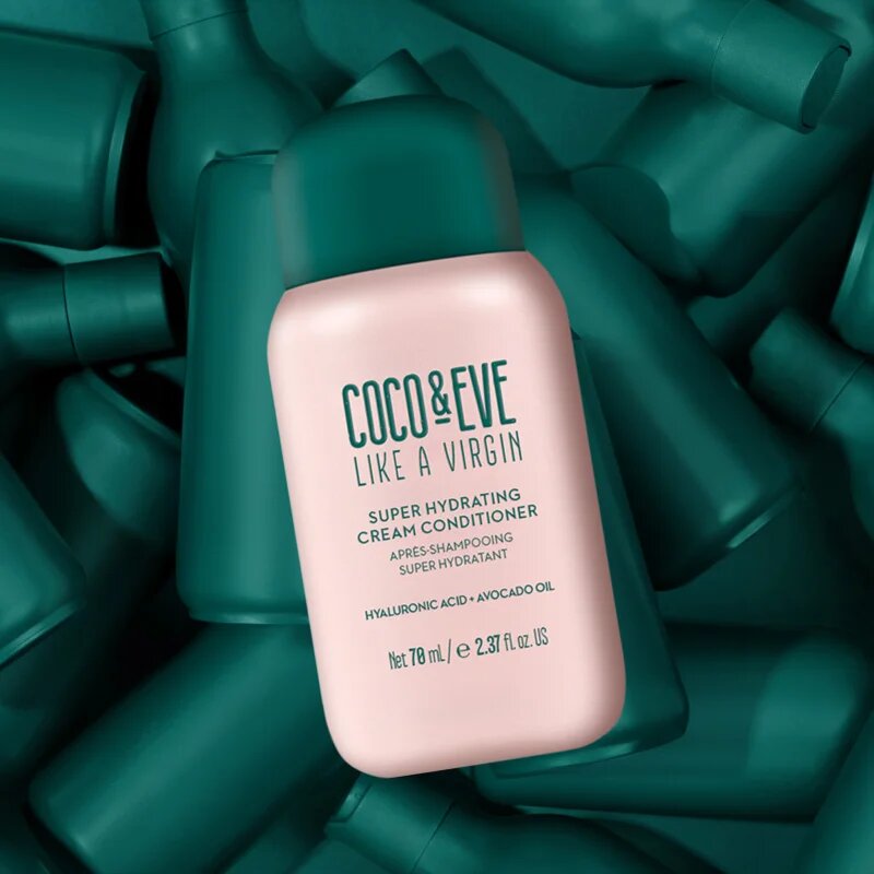 Coco & Eve Like A Virgin Super Hydrating Cream Conditioner hidratáló kondicionáló a fénylő és selymes hajért 70 ml