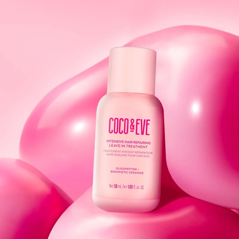Coco & Eve Sweet Repair Intensive Hair Repairing Leave-in Treatment leöblítést nem igénylő regeneráló kondicionáló a sérült és festett hajra 50 ml