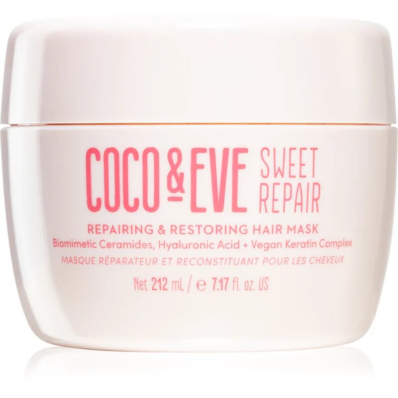 Coco & Eve Sweet Repair Repairing & Restoring Hair Mask intenzív maszk az erős és fénylő hajért 212 ml