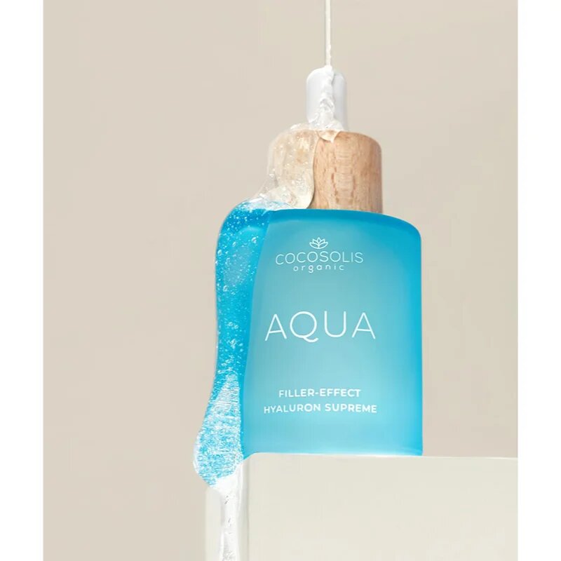 COCOSOLIS AQUA Filler-Effect Hyaluron Supreme hidratáló szérum a fiatalos kinézetért 50 ml