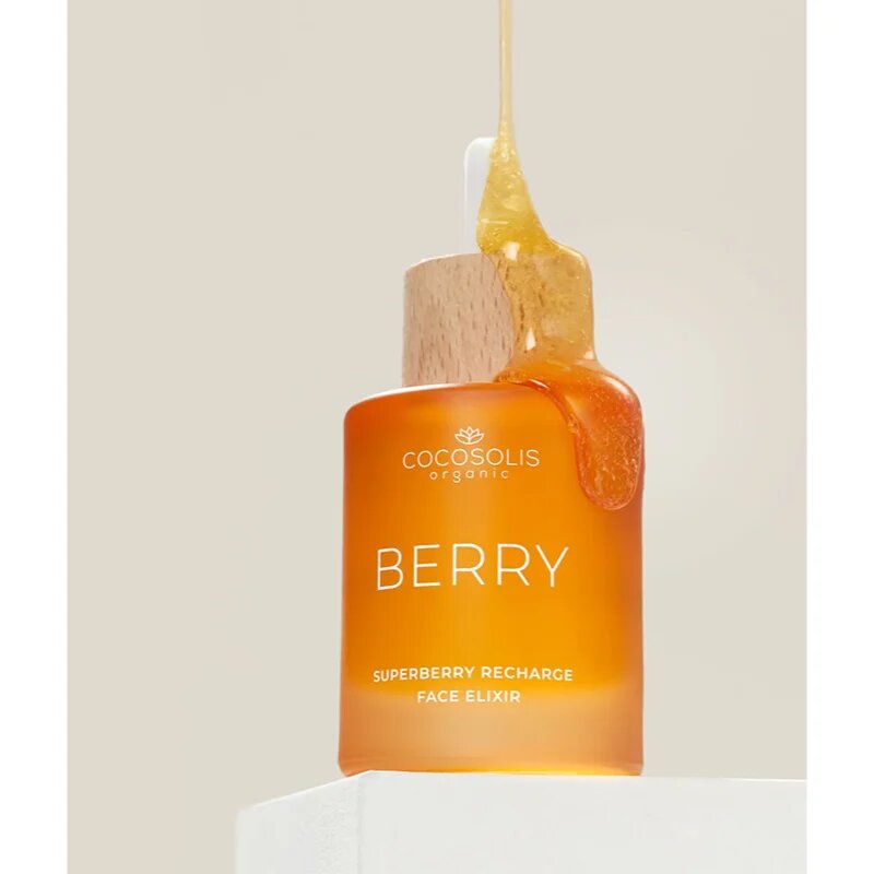 COCOSOLIS BERRY Superberry Recharge Face Elixir revitalizáló és tápláló elixír 50 ml