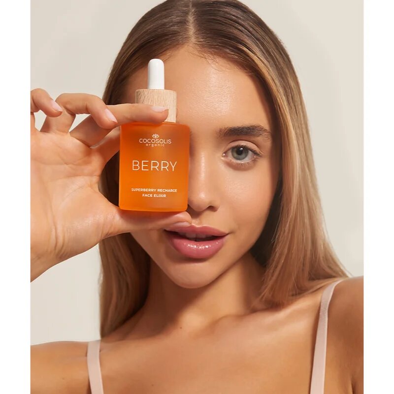 COCOSOLIS BERRY Superberry Recharge Face Elixir revitalizáló és tápláló elixír 50 ml