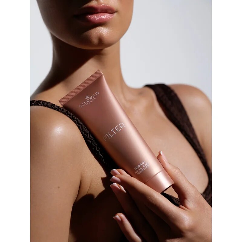 COCOSOLIS FILTER Instant Body Perfector alapozó testre árnyalat Medium 100 ml