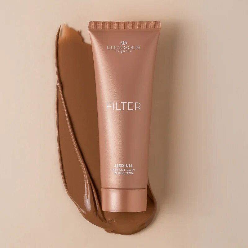 COCOSOLIS FILTER Instant Body Perfector alapozó testre árnyalat Medium 100 ml
