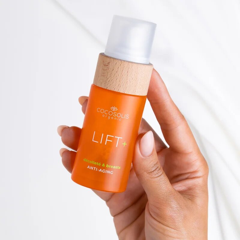 COCOSOLIS LIFT+ liftinges szérum dekoltázsra és mellre illattal Pear 50 ml
