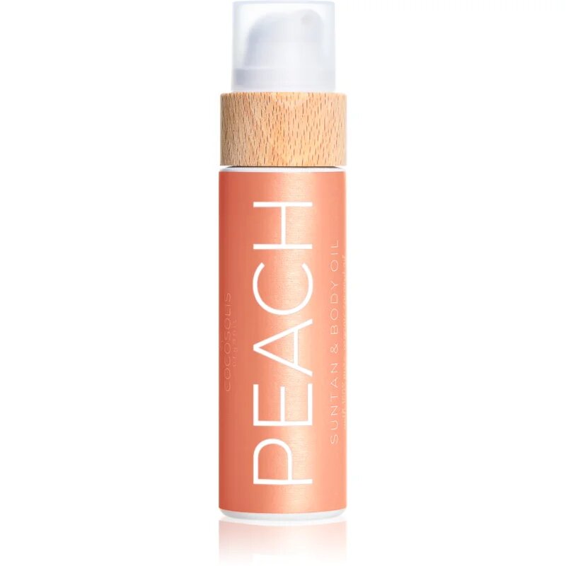 COCOSOLIS PEACH ápoló- és napvédő olaj védőfaktor nélkül illattal Peach 100 ml