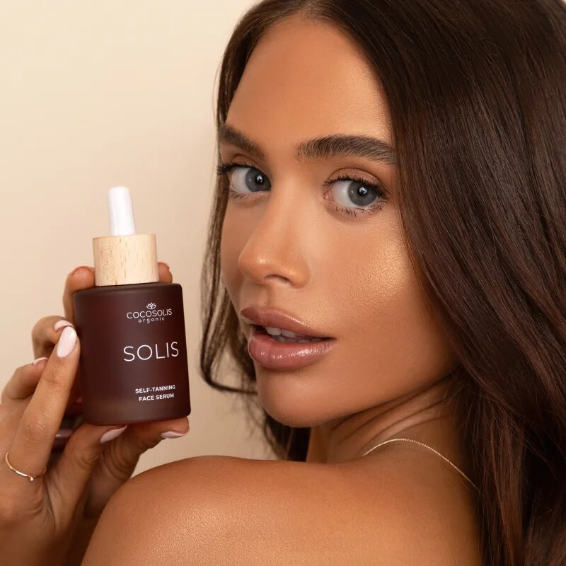 COCOSOLIS SOLIS Self-Tanning Face Serum önbarnító szérum arcra 50 ml