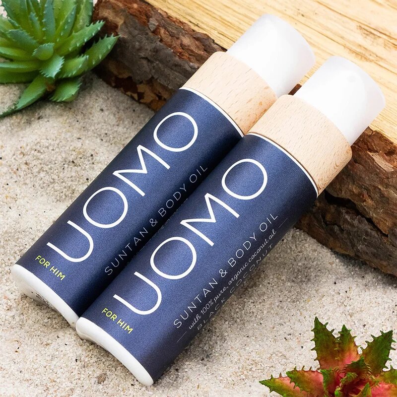 COCOSOLIS UOMO ápoló- és napvédő olaj védőfaktor nélkül uraknak Black Coconut 110 ml