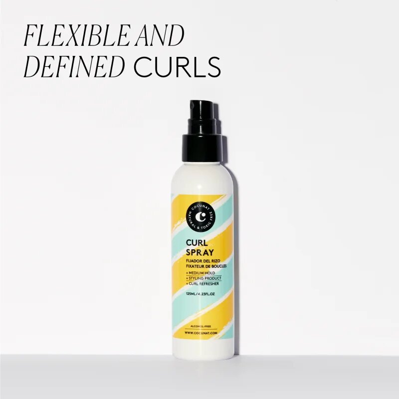 Cocunat Curl Spray fixáló spray a hullámos és göndör hajra 125 ml