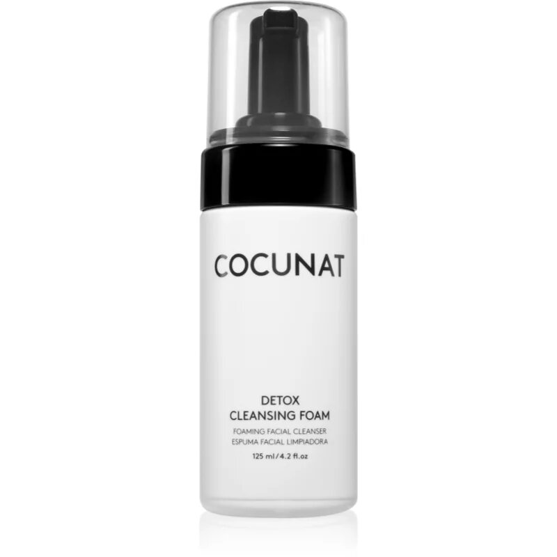 Cocunat Detox Cleansing Foam tisztító hab kombinált és zsíros bőrre 125 ml