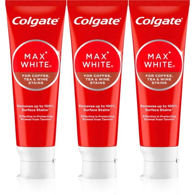 Colgate Max White One Coffee Tea & Wine fehérítő fogkrém 3x75 ml