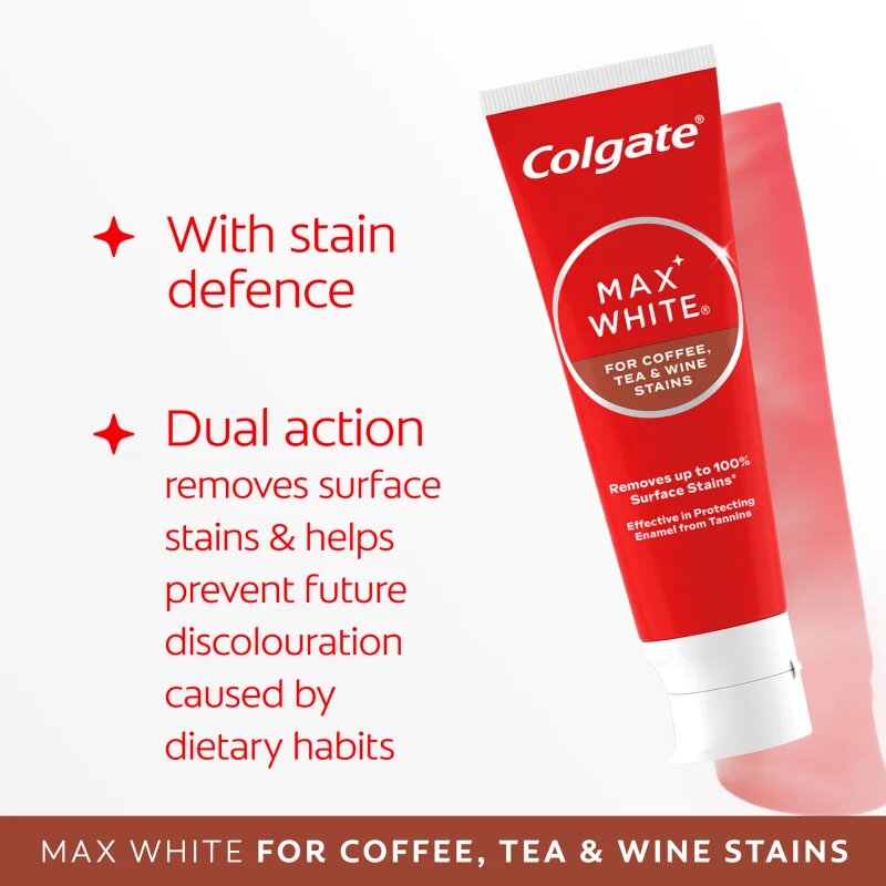 Colgate Max White One Coffee Tea & Wine fehérítő fogkrém 75 ml