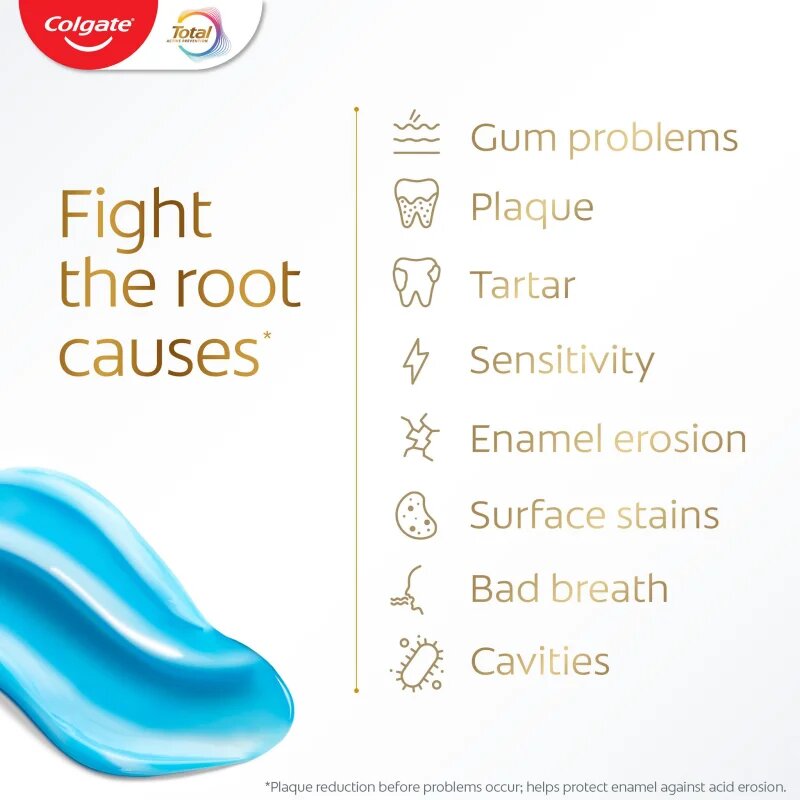 Colgate Total Active Prevention Whitening fehérítő fogkrém 75 ml