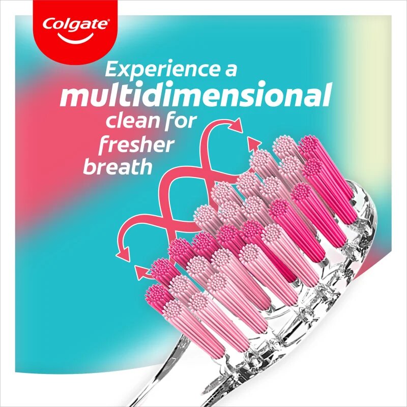 Colgate Twister Design Edition fogkefe 4 db