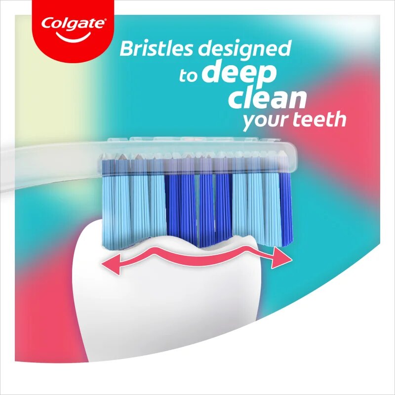 Colgate Twister Design Edition fogkefe 4 db