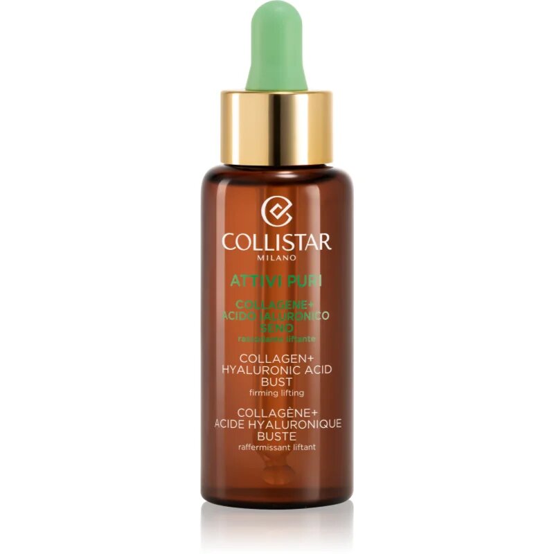 Collistar Attivi Puri Collagen+Hyaluronic Acid Bust feszesítő szérum dekoltázsra és mellekre kollagénnel 50 ml
