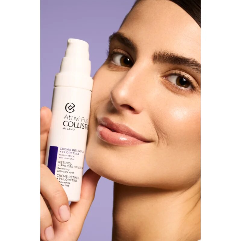 Collistar Attivi Puri Retinol + Phloretin aktivizáló éjszakai krém a pigmentfoltok csökkentésére retinollal 50 ml
