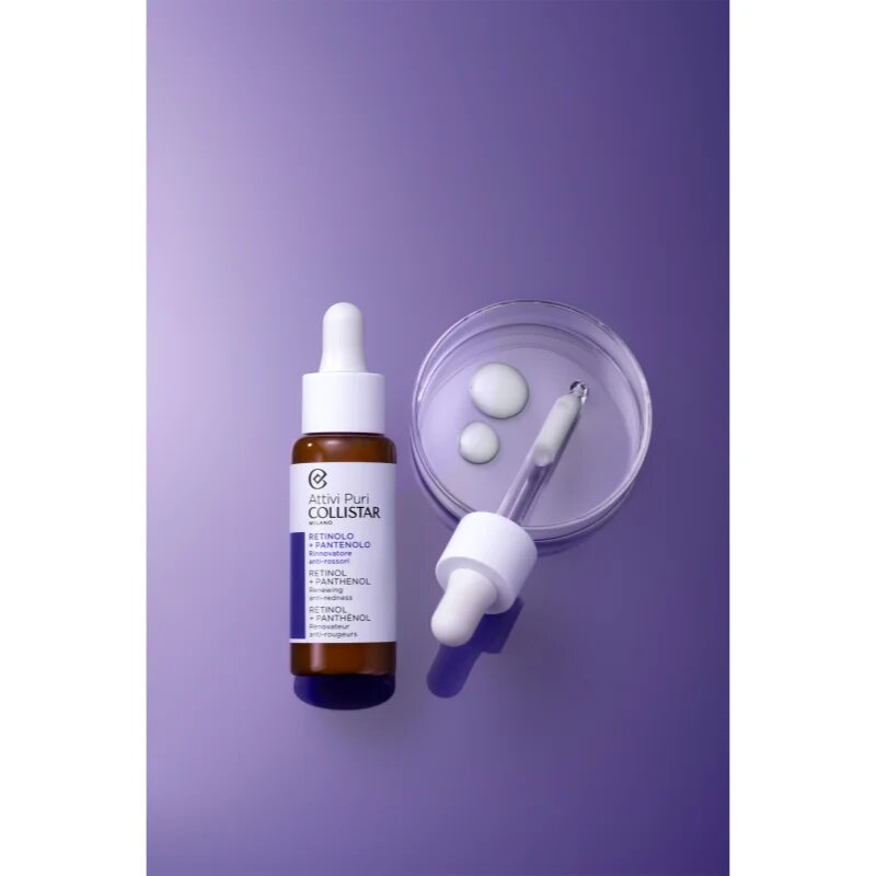 Collistar Attivi Puri Retinol + Phloretin ránctalanító retinol szérum pantenollal 30 ml