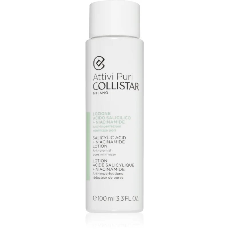 Collistar Attivi Puri Salicylic Acid + Niacinamide arctonikum a pórusok méretének csökkentésére 100 ml