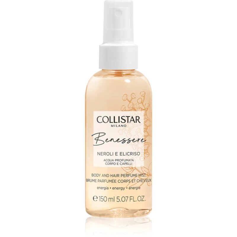 Collistar Benessere Neroli and Helichrysum parfümözött spray haj és test hölgyeknek 150 ml