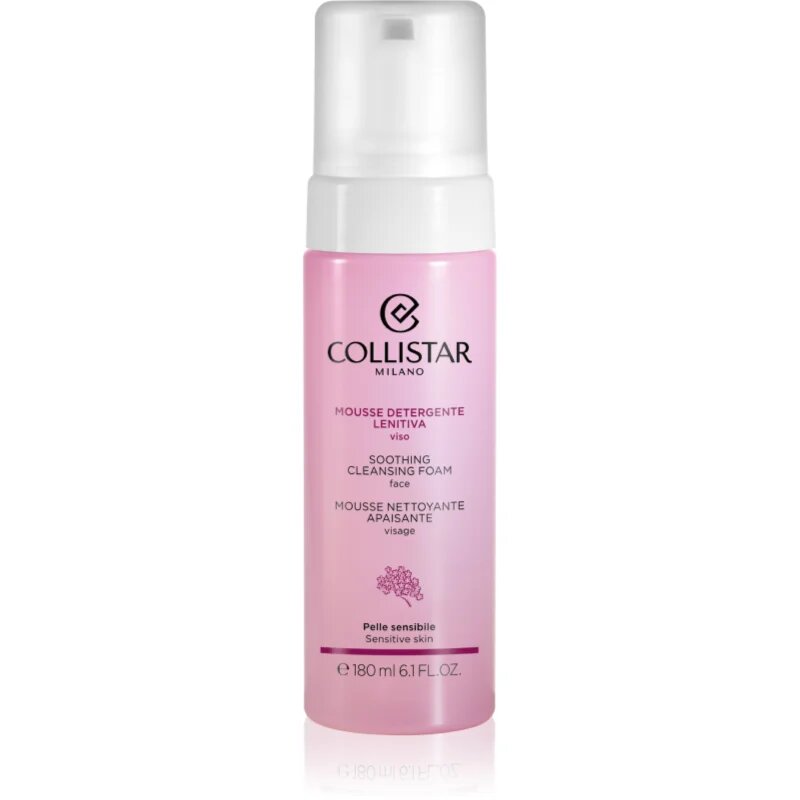 Collistar Cleansing Brightening Foam tisztító hab az élénk és kisimított arcbőrért 180 ml