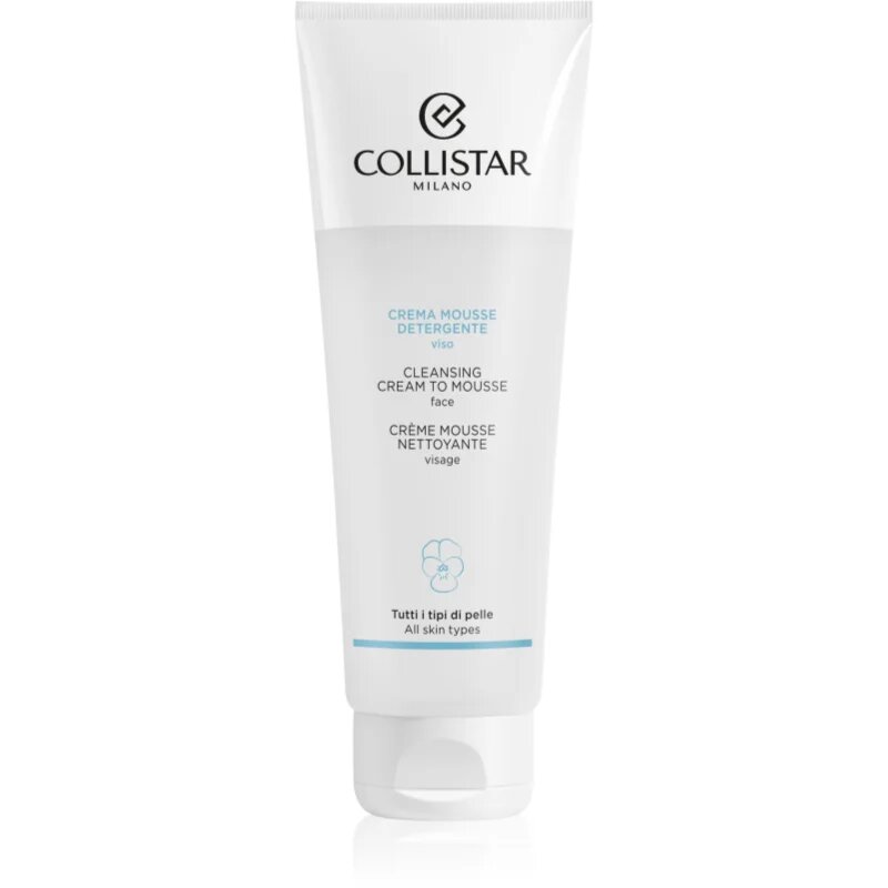 Collistar Cleansing Cream To Mousse krémes tisztító hab 125 ml