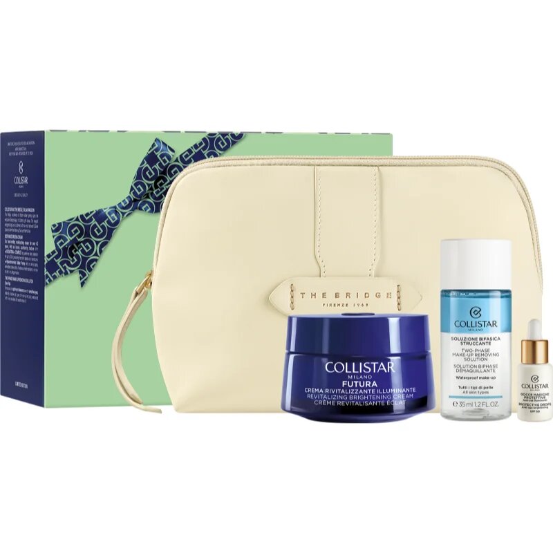 Collistar Futura Brightening Revitalizing Cream Gift Set ajándékszett az élénk bőrért