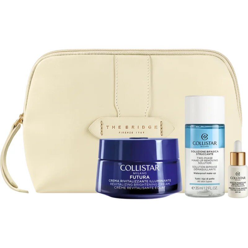 Collistar Futura Brightening Revitalizing Cream Gift Set ajándékszett az élénk bőrért