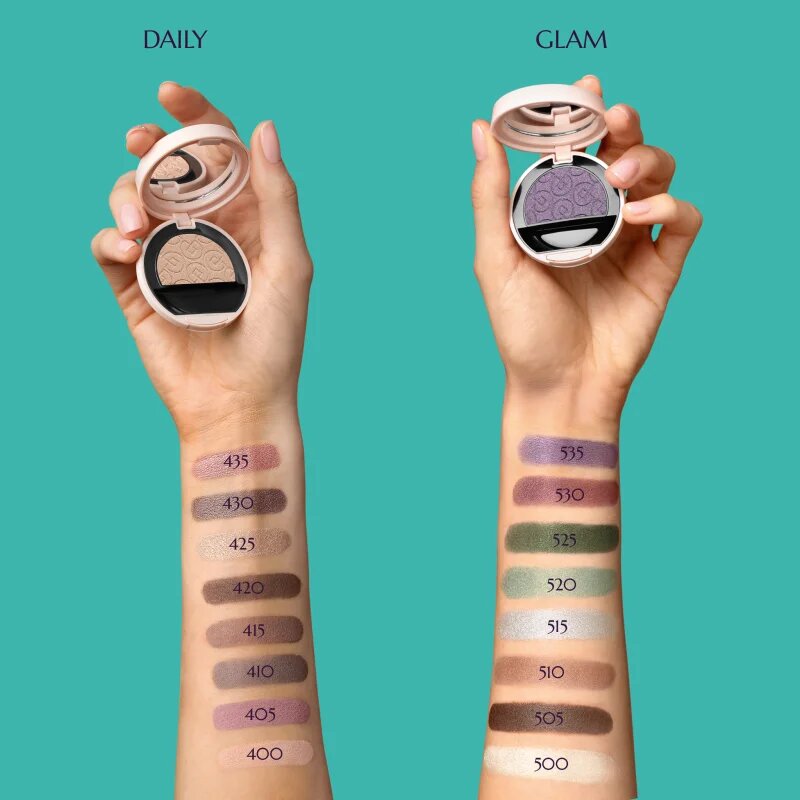Collistar Impeccabile Compact Eyeshadow intenzív szemhéjfesték 520 Eden Shimmer 3 g