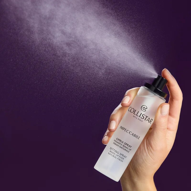 Collistar Impeccabile Setting Spray sminkfixáló spray púderes hatással 100 ml