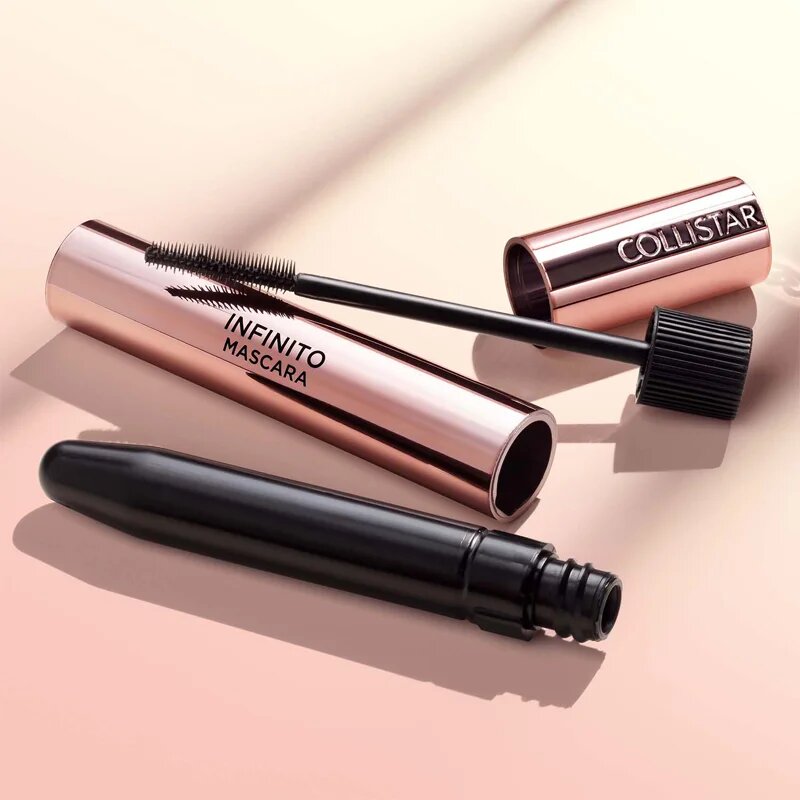 Collistar Infinito Mascara erősítő szempillaspirál extrém hatás és intenzív megjelenés utántölthető árnyalat Marrone 7.5 ml
