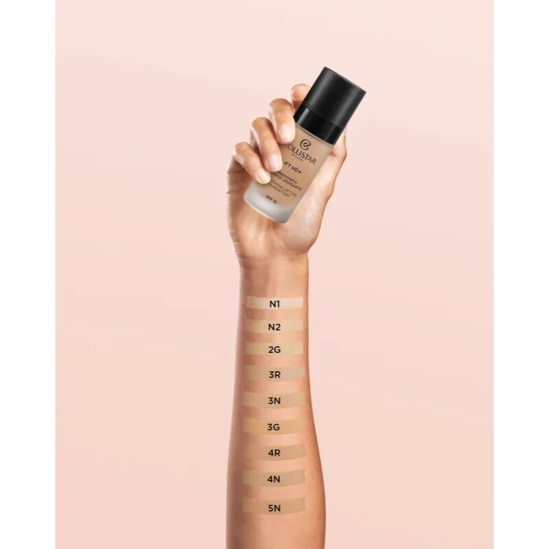 Collistar LIFT HD+ Smoothing Lifting Foundation SPF 15 lifting hatású alapozó a tökéletes bőrért árnyalat 5N - Amber 30 ml