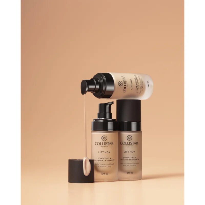 Collistar LIFT HD+ Smoothing Lifting Foundation SPF 15 lifting hatású alapozó a tökéletes bőrért árnyalat 5N - Amber 30 ml
