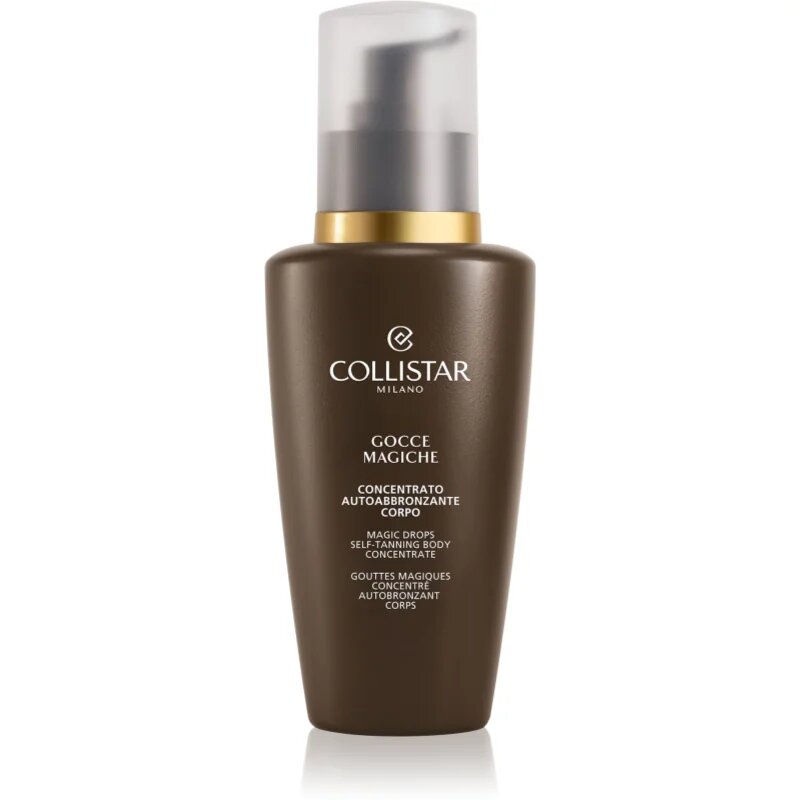 Collistar Magic Drops Body-Legs Self-Tanning Concentrate önbarnító emulzió a testre és a lábra 125 ml