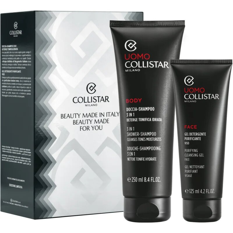 Collistar Shower Shampoo 3in1 Set ajándékszett uraknak