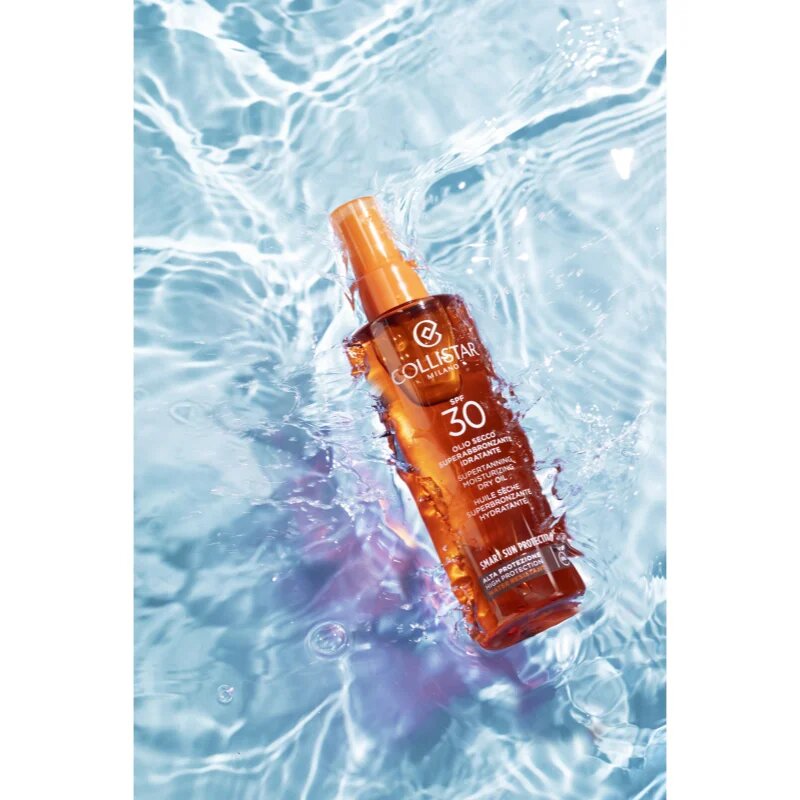 Collistar Smart Sun Protection Supertanning Moisturizing Dry Oil SPF 30 védő és száraz napozó olaj SPF 30 200 ml