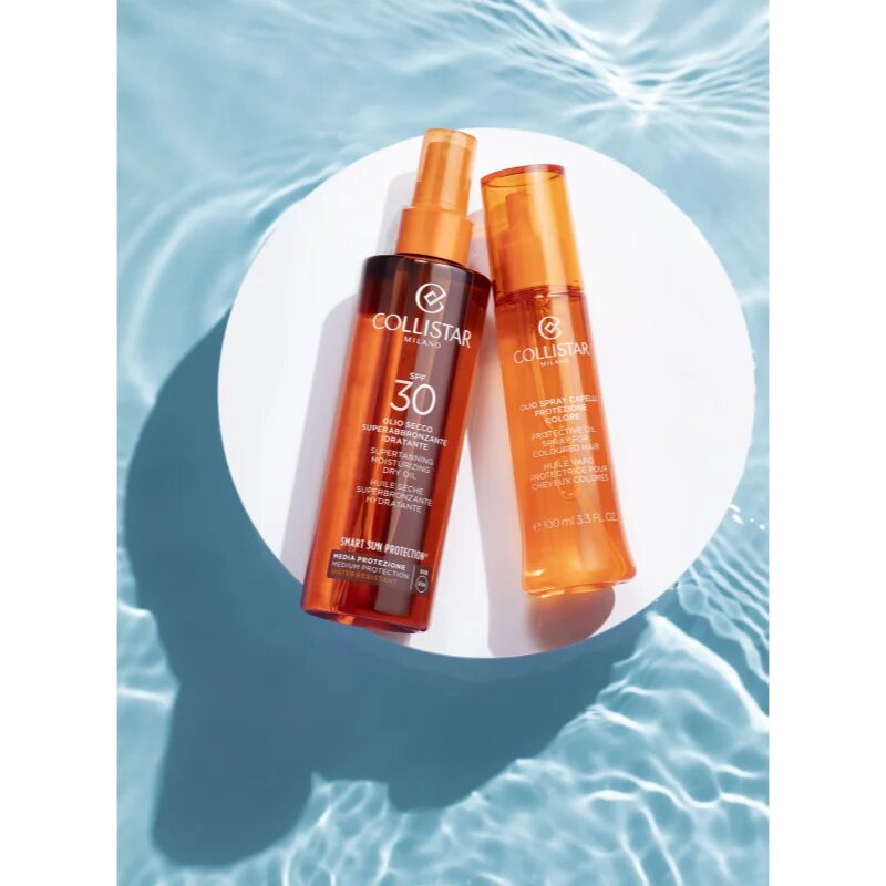 Collistar Smart Sun Protection Supertanning Moisturizing Dry Oil SPF 30 védő és száraz napozó olaj SPF 30 200 ml