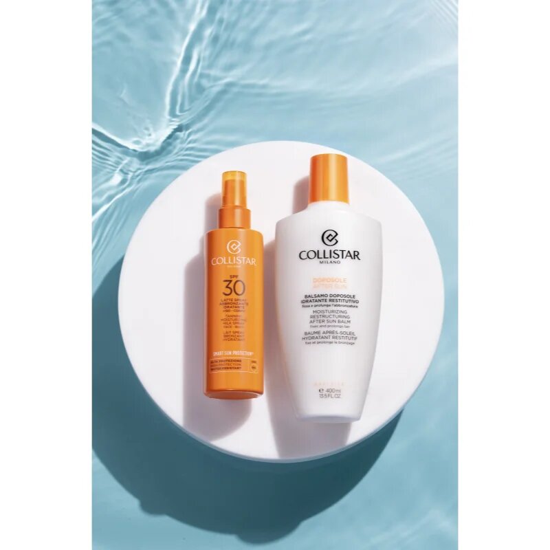 Collistar Smart Sun Protection Tanning Moisturizing Milk Spray SPF 30 napozó spray SPF 30 200 ml