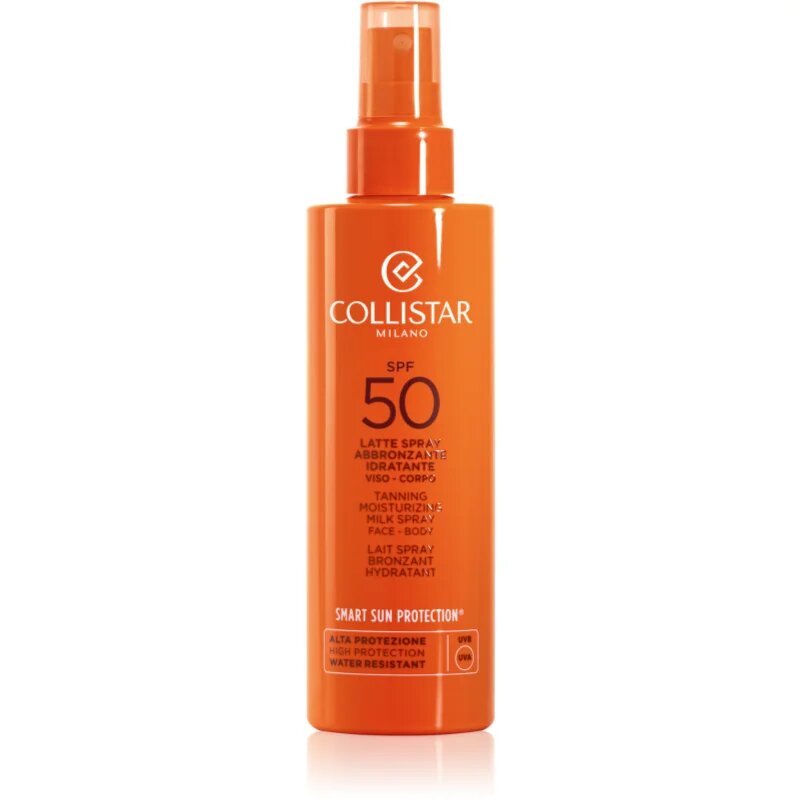Collistar Special Perfect Tan Tanning Moisturizing Milk Spray Naptej spray formában a napbarnított bőr kiemelésére 200 ml