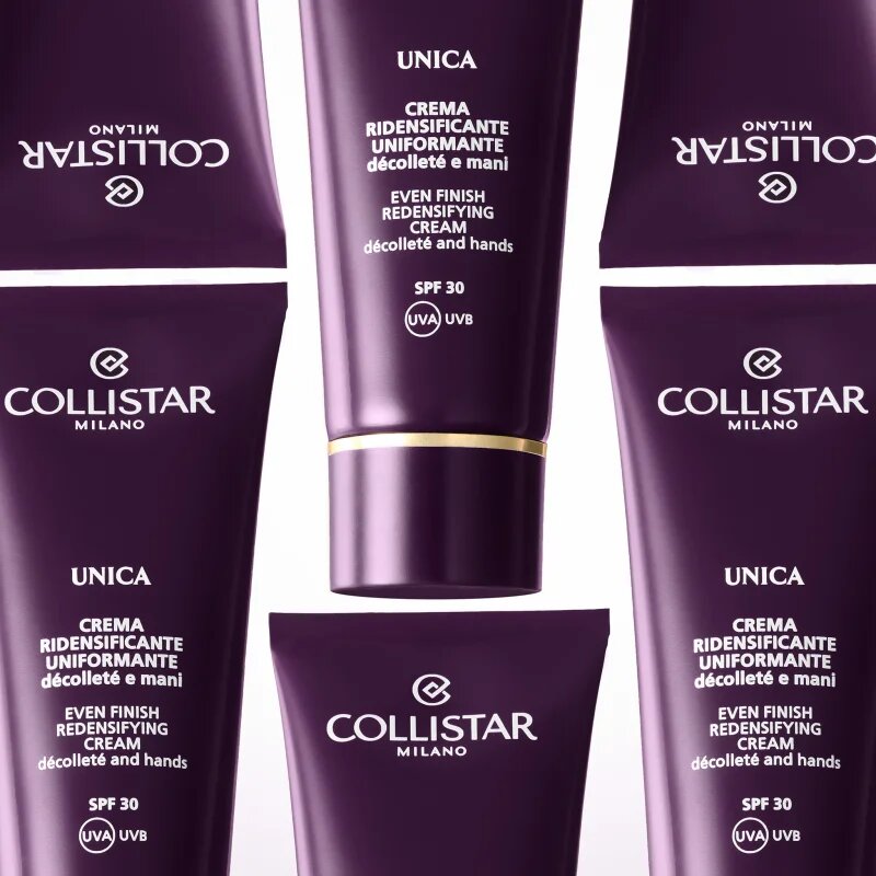 Collistar Unica Even Finish Redensifying Cream feszesítő krém dekoltázsra és mellre SPF 30 75 ml